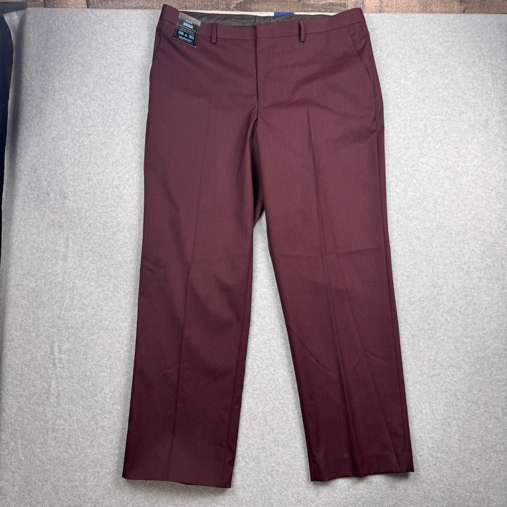 Murano Men's Dress Pants in Burgundy